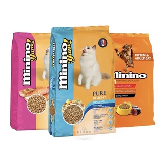 Hạt Cho Mèo Minino Yum 1.5kg - Thức Ăn Cho Mèo Con, Mèo Lớn