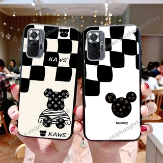 Ốp lưng Xiaomi Redmi 10 / Redmi note 10 4g 5g / Redmi note 10 Pro BEARBRICK, KAWS ngầu cute siêu bền