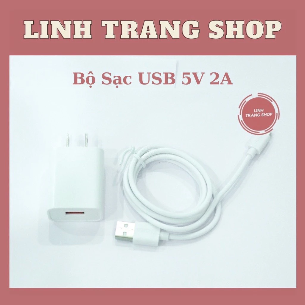 Bộ Sạc USB 5V 2.4 USB  (Bảo Hành 12 Tháng)