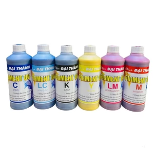 Mực Pigment uv chai 1 lit