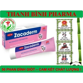 ZACADERM -HỖ TRỢ ĐIỀU TRỊ VIÊM DA- GHẺ- HẮC LÀO- LANG BEN CÔN TRÙNG ĐỐT-mỹ phẩm