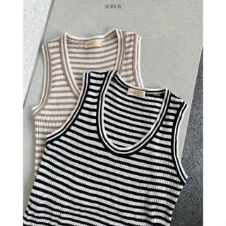 ÁO BA LỖ - LANA STRIPE TANKTOP - SOEUR