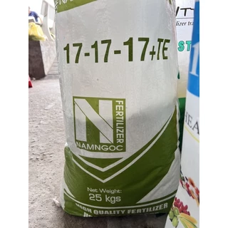 [1kg phân bón NPK 17-17-17+TE] mập thân nở gốc xanh cây cứng cây