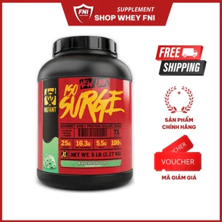 Iso Surge Mutant 5lb, Whey protein tăng cơ 71 lần dùng