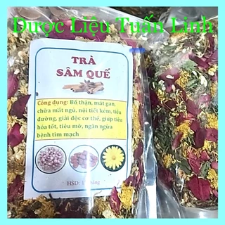 500g🌸 Trà sâm quế🌸bổ thận,mát gan,mất ngủ,nội tiết kém,tiểu đường, thải độc cơ thể🌸 -dltd