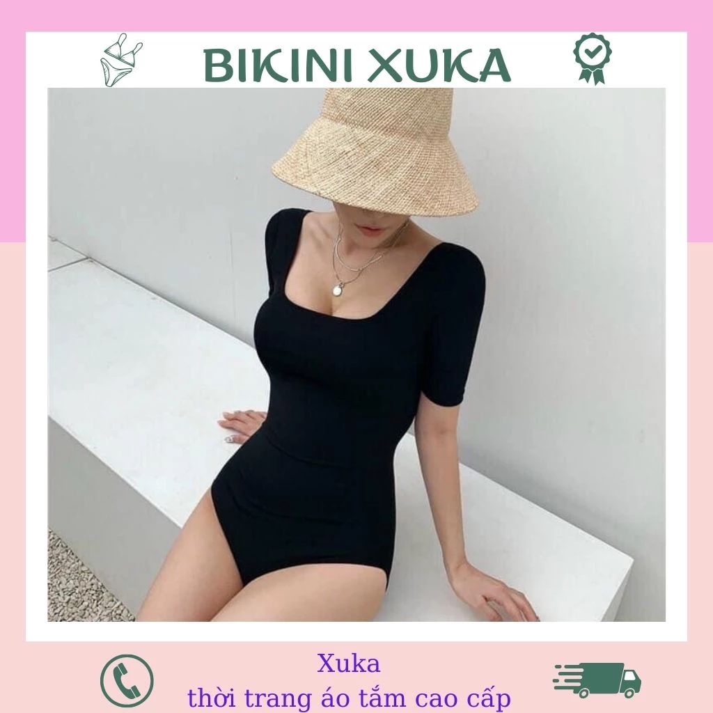 Bộ Đồ Bơi Nữ Liền Thân Khoét Lưng Tay Lững XUKA XK37