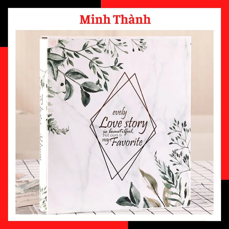 Album đựng ảnh 13x18 cao cấp đựng được 200 ảnh (KÈM HỘP) tại Tiệm ảnh Minh Thành