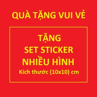 (Quà tặng) _ STIKER DÁN TRANG TRÍ (SET 10x10 cm)