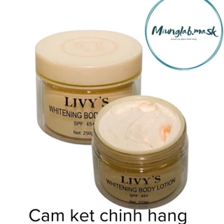 [chính hãng100%] Kem body Livy's vàng 250gr Thái Lan