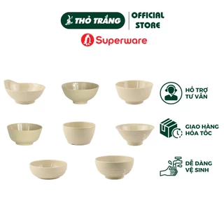 Chén Cơm Màu Nâu Melamine Srithai Superware Thái Lan Cao Cấp