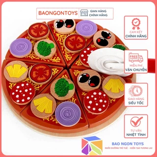 ĐỒ CHƠI NHẬP VAI ĐẦU BẾP - BÉ HỌC LÀM BÁNH PIZZA - BAO NGON TOYS - DG68