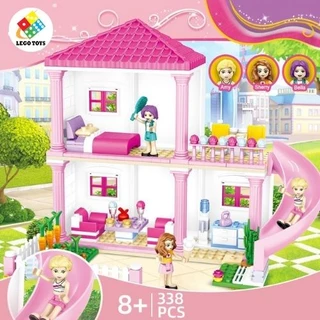 LEGO FRIENDS - Bộ Đồ Chơi Xếp Hình Lâu Đài Công Chúa 338 Chi Tiết Cho Bé Gái - Hàng Chuẩn