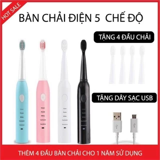 BÀN CHẢI ĐIỆN ĐÁNH RĂNG 5 CHẾ ĐỘ HÀNG NỘI ĐỊA