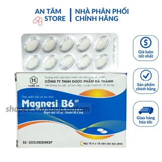 Magnesi B6 hộp 100 viên - Bổ sung magie và vitamin B6 cho cơ thể