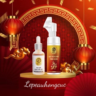 Combo tái tạo Hoàng Thiên Sâm VIP (BỌT rửa mặt 100ml và Serum tái tạo 30ml)