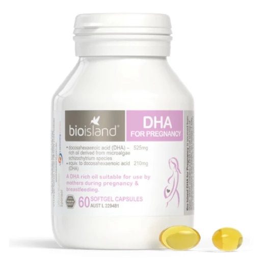 Viên DHA Bầu Bioisland Úc 60v- Bioisland DHA for Pregnancy -Chính Hãng