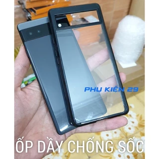 [Google Pixel 6/ 7/ Pro/ 6A/ 7A] Ốp lưng chống sốc,chống va đập lưng trong cao cấp UltraRock