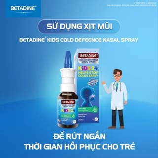 [DATE 11/2025] Xịt mũi cho bé Betadine Nasal Spray 20ml