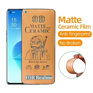 [Không bao giờ vỡ] kính cường lực chống bám vân tay dẻo Cho Realme 7 8 9 8i 9i Pro C3 C11 C12 C15 V5 7i C17 5 5i 6i 6 C20 C21 C21Y C25Y C25 C25s 2021 C30 C31 3 XT C3 C11 C12 C15 C35 Narzo 20 50 X50 X3 30A 20 50i 50A Prime 9D