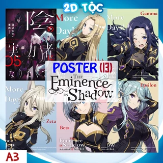 Ảnh POSTER A3 Anime Manga Ta Muốn Trở Thành Chúa Tể Bóng Tối (13) CHẤT LIỆU GIẤY CAO CẤP - 2D Tộc Shop