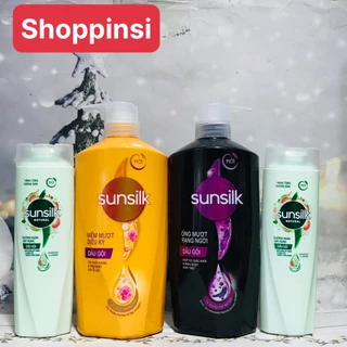 DẦU GỘI ĐẦU SUNSILK MỀM MƯỢT DIỆU KỲ 650ML TẶNG KÈM DẦU GỘI140G