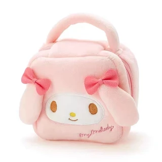 Túi Đựng Đồ Trang Điểm Họa Tiết Hoạt Hình My Melody Kuromi Dễ Thương