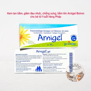 Gel bôi Arnigel giảm đau nhức, sưng & bầm tím chính hãng Boiron-Pháp tuýp 45g