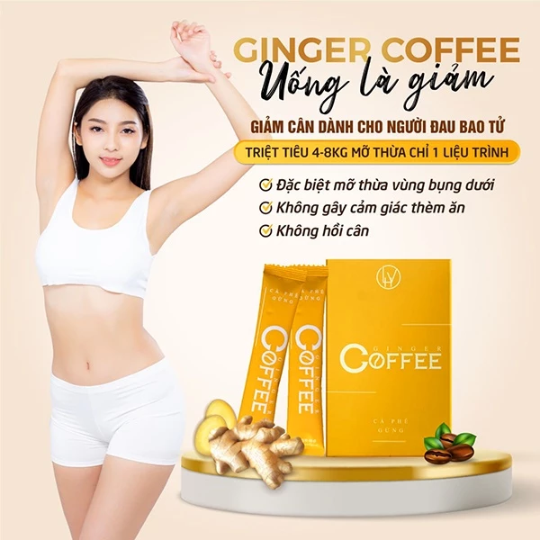 (CHÍNH HÃNG) MẪU MỚI CÀ PHÊ GỪNG  GINGER COFFEE