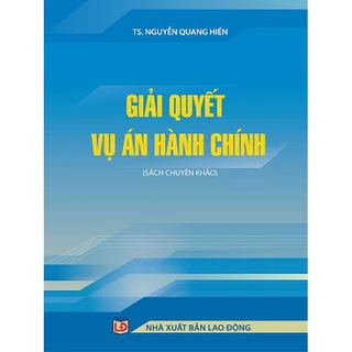 Sách - Giải quyết vụ án hành chính