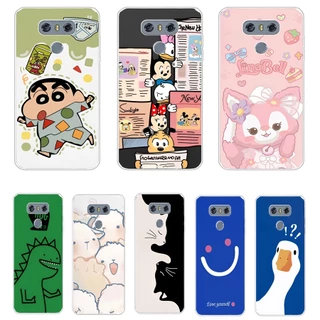 Ốp Lưng Silicone Mềm Nhiều Họa Tiết Dễ Thương Cho LG G4 G5 G6 Q6 plus