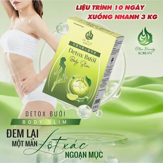 Combo 3 Hộp Trà Giảm Cân Detox Bưởi Body Slim An Toàn Hiệu Quả Hộp 15 Gói