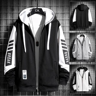 Áo Khoác Nỉ Lót lông Hoodie Thể Thao Có Mũ Trùm Thiết Kế Mới 2022 Cá Tính Trẻ Trung Dành Cho Nam