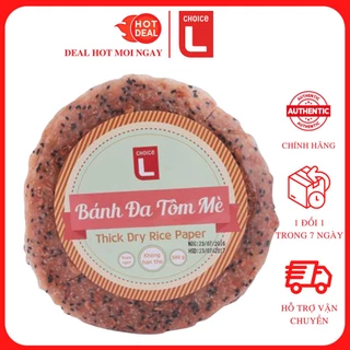 Bánh Đa Tôm Mè Đen Choice L 500G Hương Vị Truyền Thống