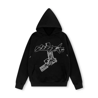 ÁO KHOÁC HOODIE ĐÍNH ĐÁ “Y2K x AWGEMADE ”- ÁO HOODIE FORM RỘNG