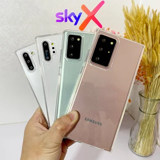 [Tặng mèo thần tài] Ốp lưng SAMSUNG viền vuông chống sốc bảo vệ camera Note 8 Note 9 Note10 Note10 plus Note 20 Note 20