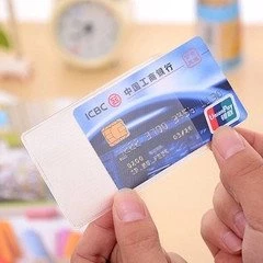 COMBO 10 VỎ BỌC THẺ ATM THẺ SINH VIÊN THẺ CĂN CƯỚC BẰNG LÁI XE... 1 MẶT BÓNG + 1 MẶT NHÁM