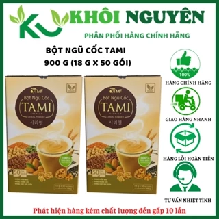 Bột ngũ cốc TAMI có đường Tâm Minh hộp 900g 50 gói