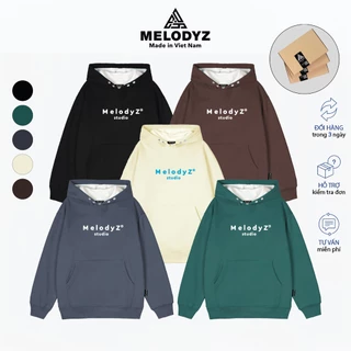 Áo Hoodie Local Brand Unisex MelodyZ/ Hoodie Form Rộng Basic Lót Lông Cừu MLD032