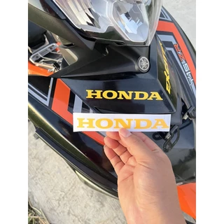 (Font gốc của hãng) 2 Tem Honda - Yamaha - Suzuki - Ducati - Racing Boy