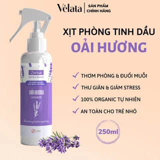 Tinh dầu xịt phòng Oải Hương Zreka làm thơm phòng xua đuổi muỗi và khử mùi kháng khuẩn hiệu quả