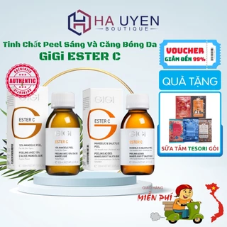 Tinh Chất Peel Sáng Và Căng Bóng Da GiGi ESTER C Mandelic Acid 15% & 13% + Salicylic 2%, Trẻ Hóa Da [ Auth - Israel ]