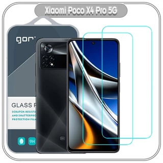 Bộ 2 miếng kính cường lực Gor trong suốt cho Xiaomi Poco X4 Pro 5G hàng nhập khẩu