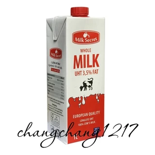 Sữa Tươi Nguyên Chất Tiệt Trùng Không Đường Milk Secret Hộp 1 Lít