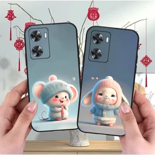 Ốp lưng lưng Oppo A77s đủ 12 con giáp mẫu cute siêu đáng yêu