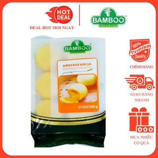 Hàng siêu thị - Bánh Bao Kim Sa Bamboo 240g