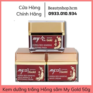 Kem dưỡng trắng Hồng sâm Hàn Quốc My Gold 50g