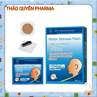 (Chính Hãng) Miếng Dán Chống Xay Tàu Xe Motion Sickness Patch Fobe - hộp 10 miếng