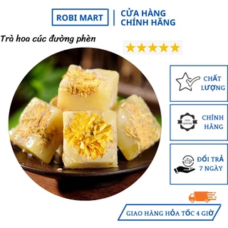 Trà hoa cúc đường phèn tự nhiên robimart thanh nhiệt thơm ngon - 1 gói dùng thử