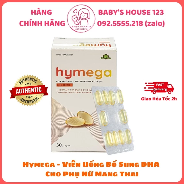 [CHÍNH HÃNG] Hymega - Viên Uống Bổ Sung DHA Cho Phụ Nữ Mang Thai