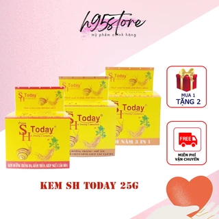 Kem SH Today ốc sên linh chi dưỡng trắng da mặt giữ ẩm tái tạo da chống lão hóa 25g